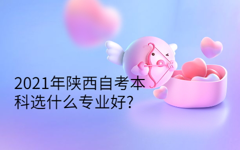 2021年陜西自考本科選什么專業好?