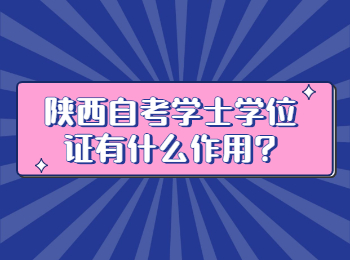 陜西自考學(xué)士學(xué)位