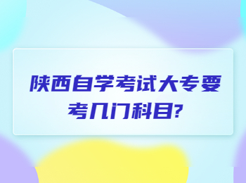 陜西自學考試大專