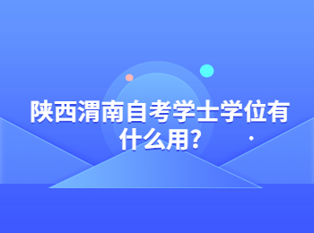 渭南自考學士學位 渭南自考
